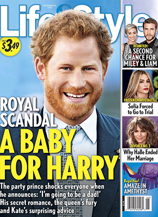Illustration for article titled This Week In Tabloids: Prince Harry's About to Be a Daddy, and Queen Mommy Ain't Happy